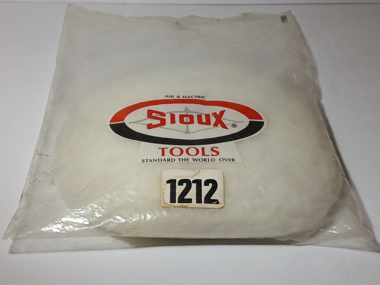 1970s New Old Stock Vintage Sioux Wool Polishing Pad Model 1212 Sioux Tools NOS