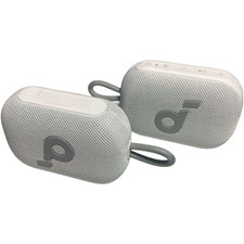 Soundcore Select 4 Go Waterproof Bluetooth Speaker White 2-Pack Portable Preowne