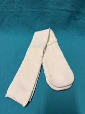 Vintage Socks 10-13 White 27" Tube Very Quality Acrylic 80s 90s New Old Stock