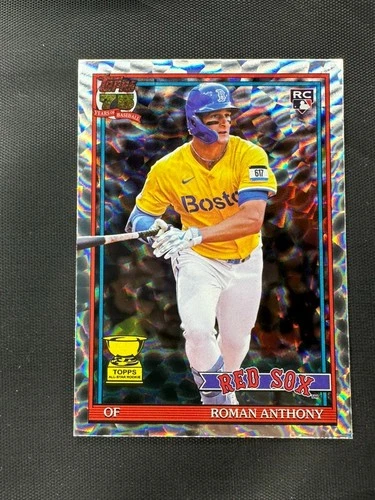 2025 Topps 75th Series One Roman Anthony Holographic Rookie Card T91-71 RC