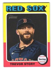 2024 Topps Heritage #572 TREVOR STORY Boston Red Sox