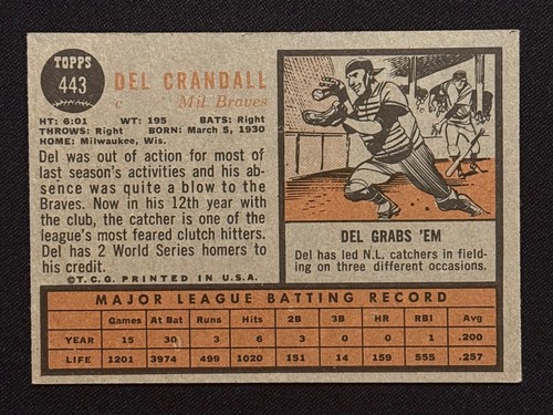 1962 TOPPS BASEBALL CARD SINGLES #301 - 446 - COMPLETE YOUR SET - UNGRADED COND. - Picture 143 of 145