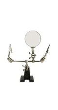 Helping Hand with Magnifying Glass Third Hand Soldering Stand Alligator Clips