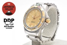 Orologio Vintage [Quasi Come Nuovo] TAG Heuer Professional Quadrante Oro 995.413K Quarzo Subacqueo