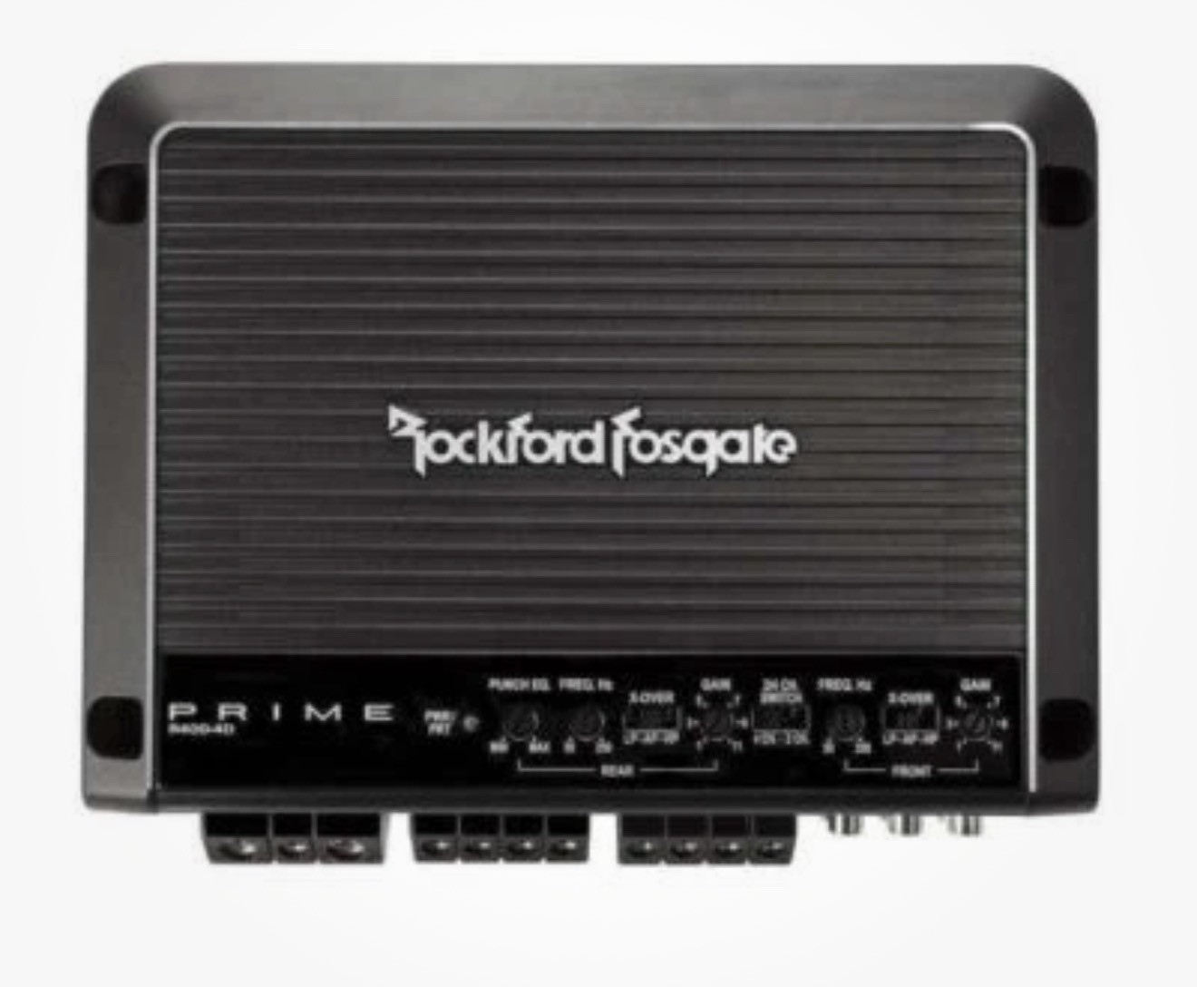 Rockford R400-4D Prime 400W Full Range Class D 4 Channel Amplifier - Black