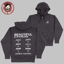 Katseye1 Beautiful Chaos Tour 2025 Zip Up Hoodie Fullsize S-5Xl
