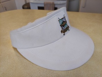 Duckster Indianapolis NASCAR Brickyard 400 Visor 1998 White Embroidered