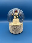 Roman Musical Snow Globe Water Globe Snowmam with birds  — photo 1