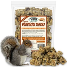 Squirrel Beneficial Blocks - All Natural Supplemental Food with Nuts & Seeds
