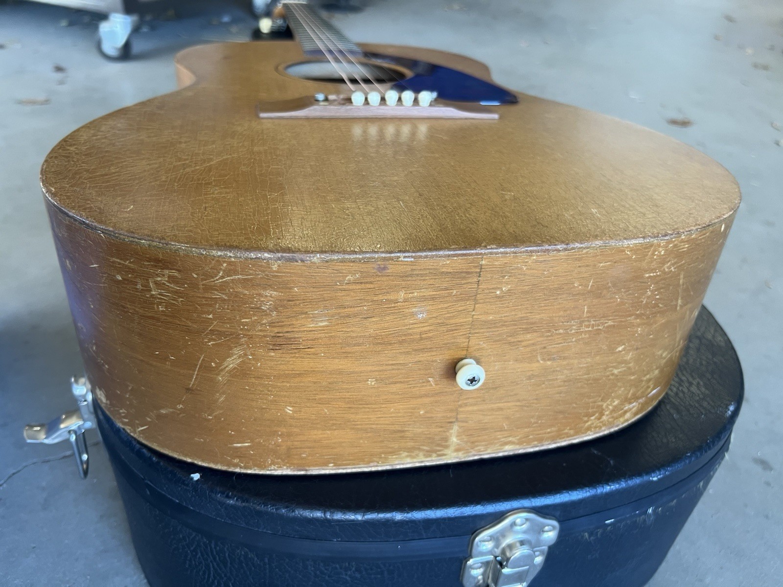 Vintage 1969 Gibson B-15 Mahogany Acoustic Guitar - needs bridge replaced