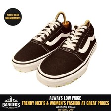 NIB Vans Old Skool Black and White Men's 6.5 Low Top Skate Shoes 2174B