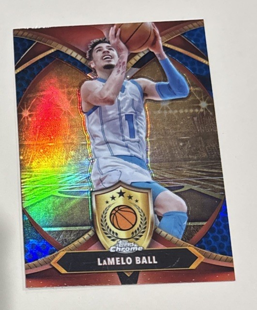 2025 Topps Chrome LaMelo Ball Refractor BOD-11 Ball of Duty Insert Hornets