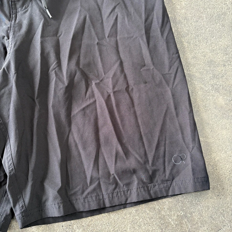Ocean Pacific OP Flex Board Shorts 38 Negro Natación Surf Elastizado Bolsillo de Carga 11" Foto 3 de 4