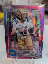 2025 Bowman University Chrome Pierce Clarkson #156 - Pink Lava Refractor