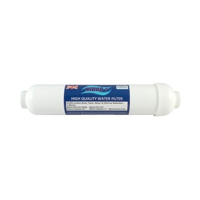 Aqua Cure Hydro+ H14PA - 1 Mikron Kohleblock Wasserfilter - 1/4'' Push Fit