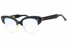 CUTLER AND GROSS CG1351S 006 Sunglasses Blue Frame Blue Gradient Lenses 55mm