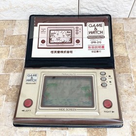 [Need repair] GAME&WATCH Game Parachute PARACHUTE PR-21 Instruction Case Retro