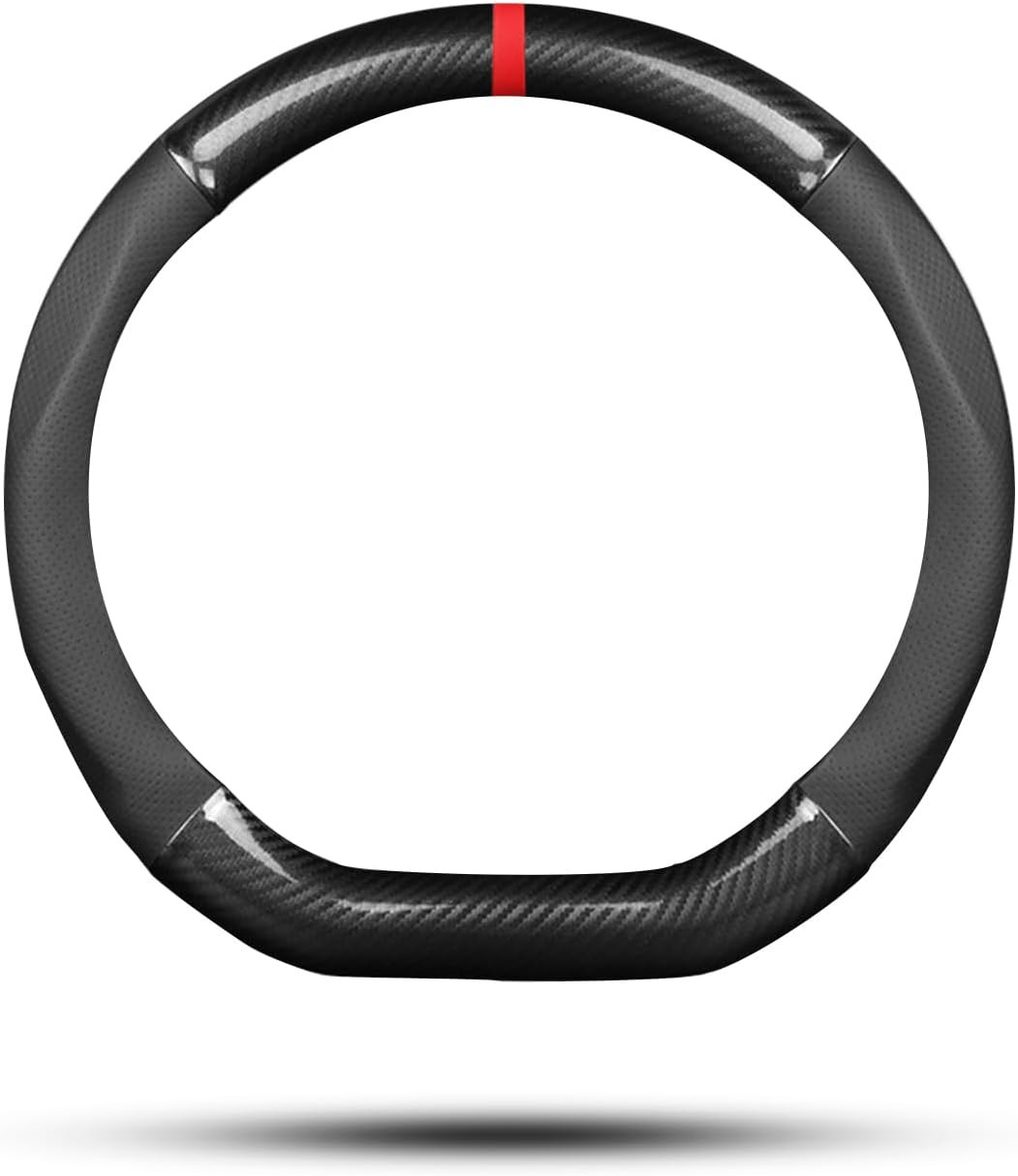 Copri Volante Auto Fibra Carbonio D-Forma: Look Racing e Grip Totale