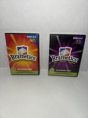Brainetics 2 DVD Set Math Memory