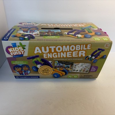 THAMES & KOSMOS - KIDS FIRST AUTOMOBILE ENGINEER KIT WITH STORYBOOK (NEW)