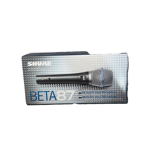 Shure Beta 87A Supercardioid Condenser Handheld Microphone | eBay