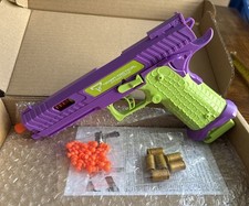 Soft Bullet Toy Gun with Semi-Automatic Mode, Realistic Shell Ejecting Toy Gun.