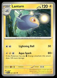 Lanturn 021/091 Paldean Fates Uncommon