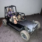 GI Joe Desert Light Strike Vehicle Chenowth Dune Buggy With 3 Figures & Two Guns