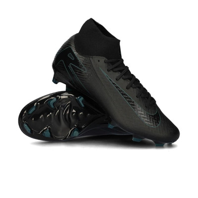 Nike Zoom Superfly 10 Academy FG/MG, Black/Black-Deep Jungle