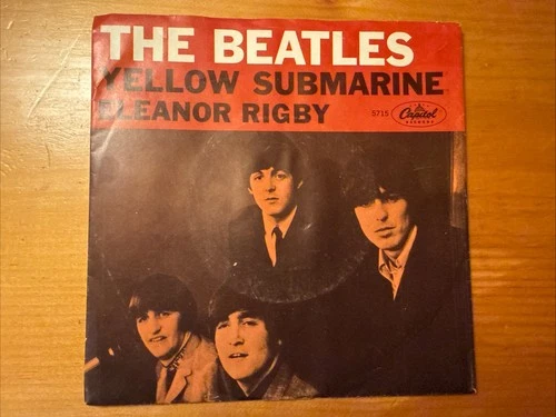The Beatles ‎– Yellow Submarine/Eleanor Rigby 1966 Capitol 5715 45 SLEEVE ONLY