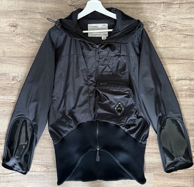 A-COLD-WALL* Windjacke Herren Tech-Funktionsjacke Gr. M Schwarz Kapuze 920 