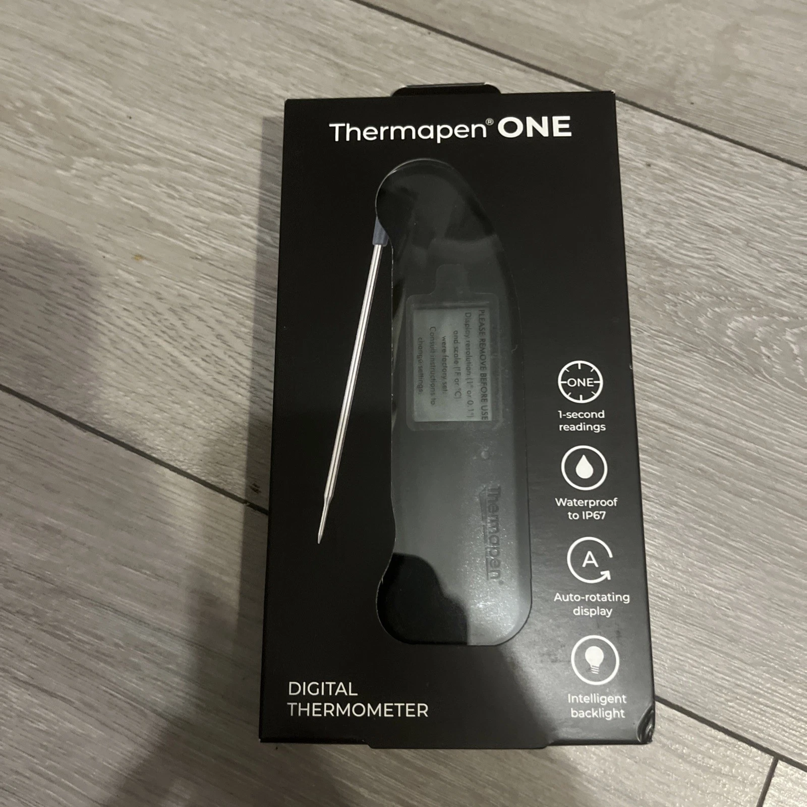 Meat Probe Thermometer Food ETI Thermapen One Digital Folding Fast Read Black
Opens in a new window