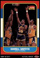 1986 Fleer #42 Darrell Griffith Jazz Louisville  8 - NM/MT