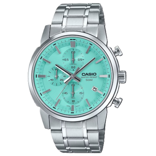CASIO COLLECTION & VINTAGE CASIO COLLECTION Mod. CHRONO DATE - AQUA GREEN