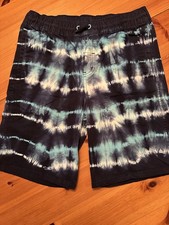 Cat Jack Boys Blue Tie-Dye Pull-On Shorts, Cotton Blend, XL Size 16 in EUC