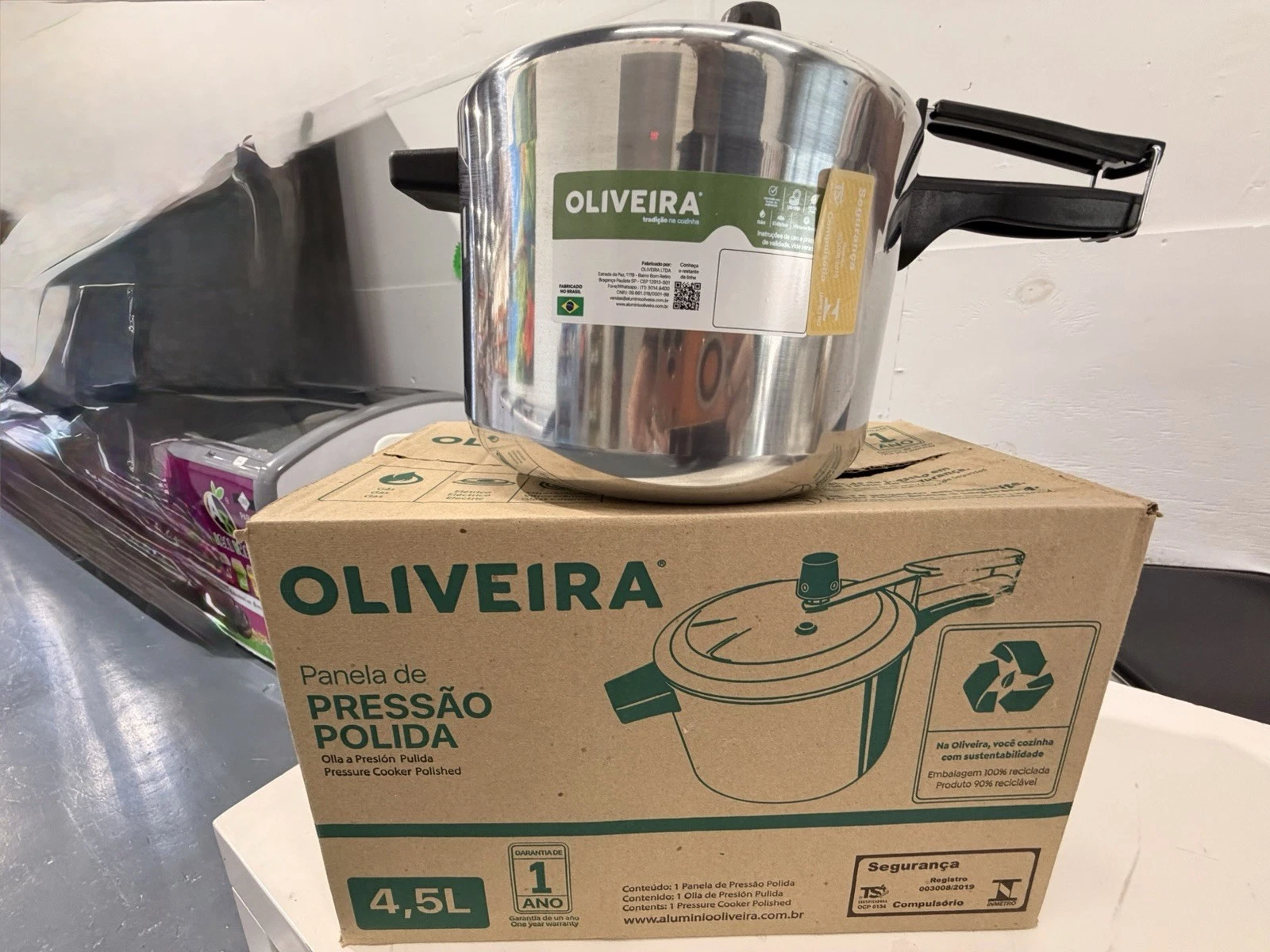 Pressure Cooker Polished 4 .7Qt