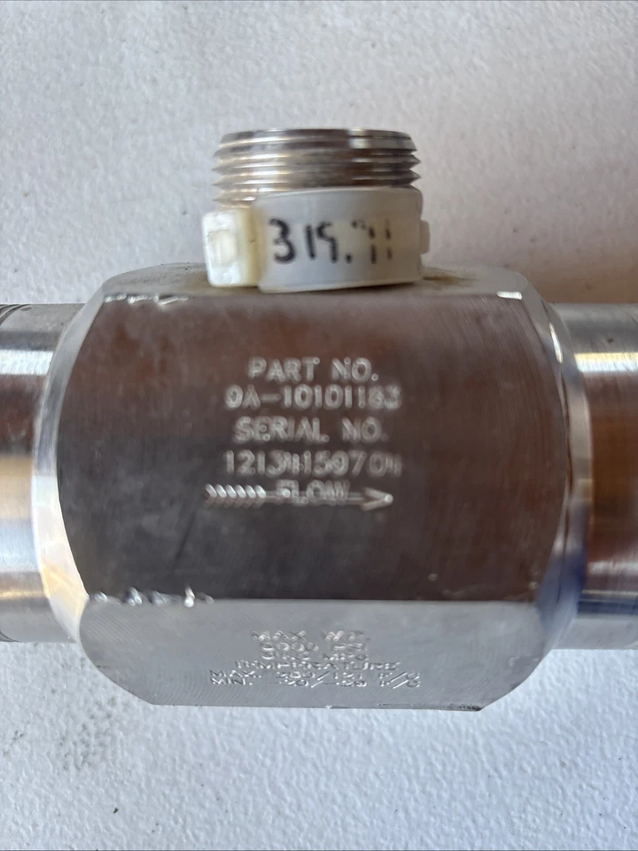 Nuflow 9A-10101183 WP 5000 2” Male male Turbine Flow Meter - Image 2 of 3