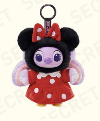 POP MART SECRET Stitch Adventure Minnie Angel Plush Pendant