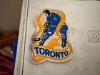 VINTAGE 1970'S TORONTO MAPLE LEAFS PLAYER LOGO PATCH NHL 4 1/2" x 3" COLLECTOR — photo 1