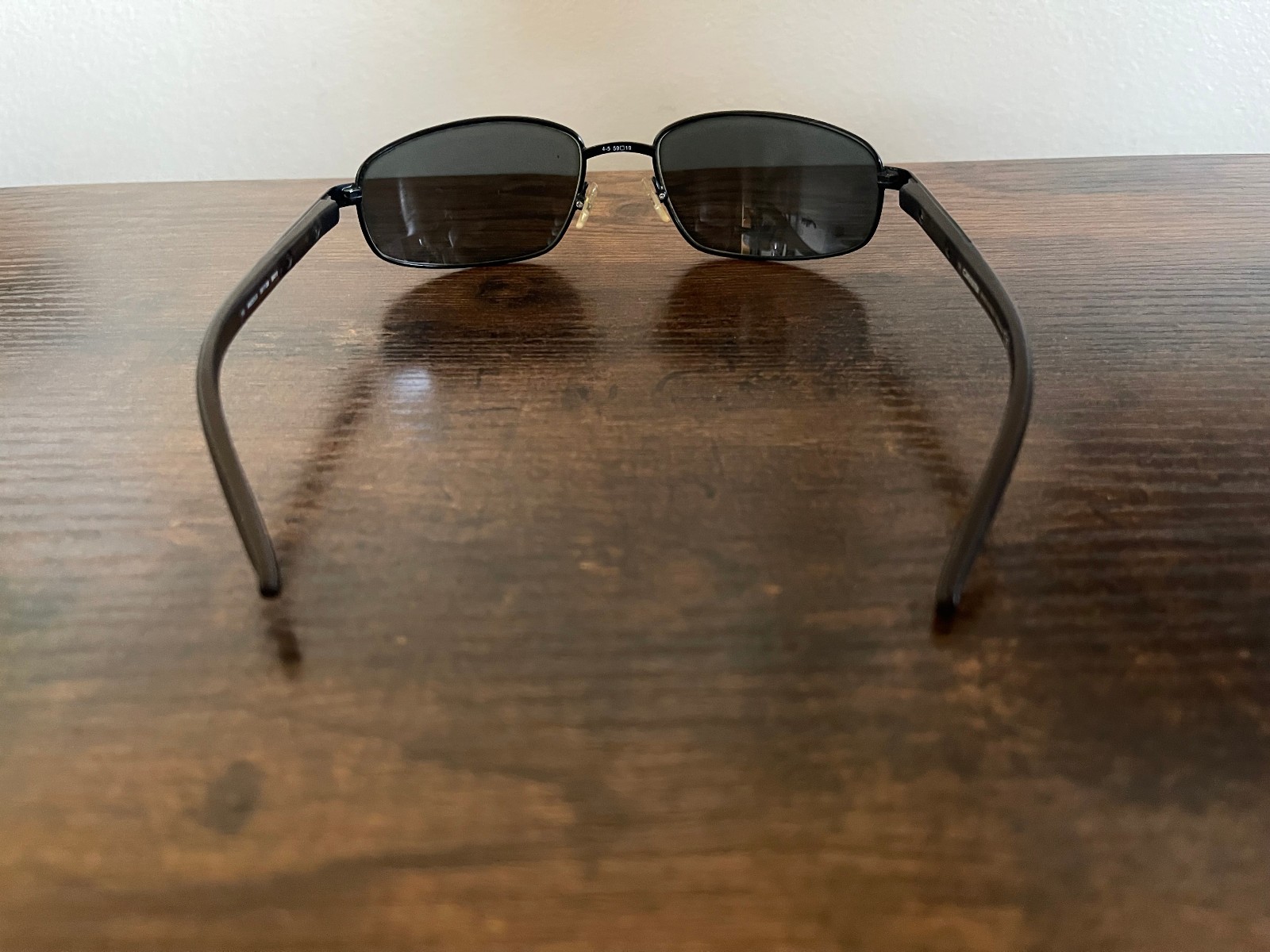 Carrera Solid Black Metal Rectangular Sunglasses … - image 6