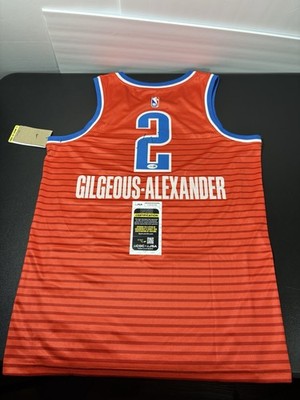 Shai Gilgeous-Alexander Autographed OKC Thunder Signed Jersey NBA