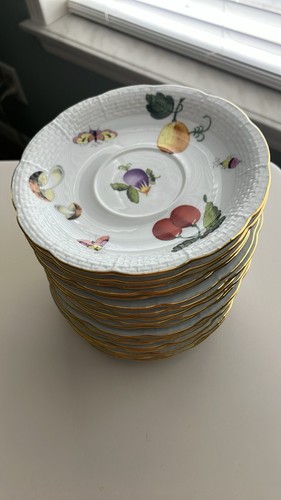 Herend Market Garden China 734 Tea Saucer - Excellent!
