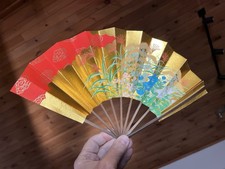 Vintage Japanese Bamboo Folding Fan