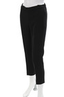 Theory Womens Elastic Waistband Pleated Straight Leg Crepe Pants Black Size 00 — photo 2