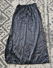 Vintage 50s 60s Van Raalte Black Long Half Slip Size M