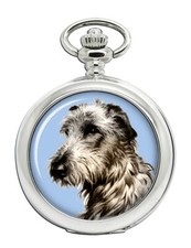 Scottish Deerhound Pocket Watch