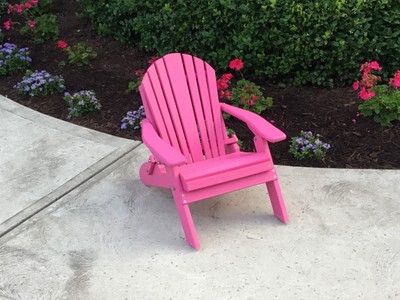 Poly Lumber Toddler Size Adirondack Chair - 7 Color Options- Recycled Plastic  eBay
