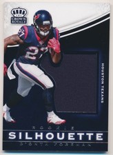 D'ONTA FOREMAN #13 2017 Panini Crown Royale SILHOUETTE JERSEY RC TEXANS
