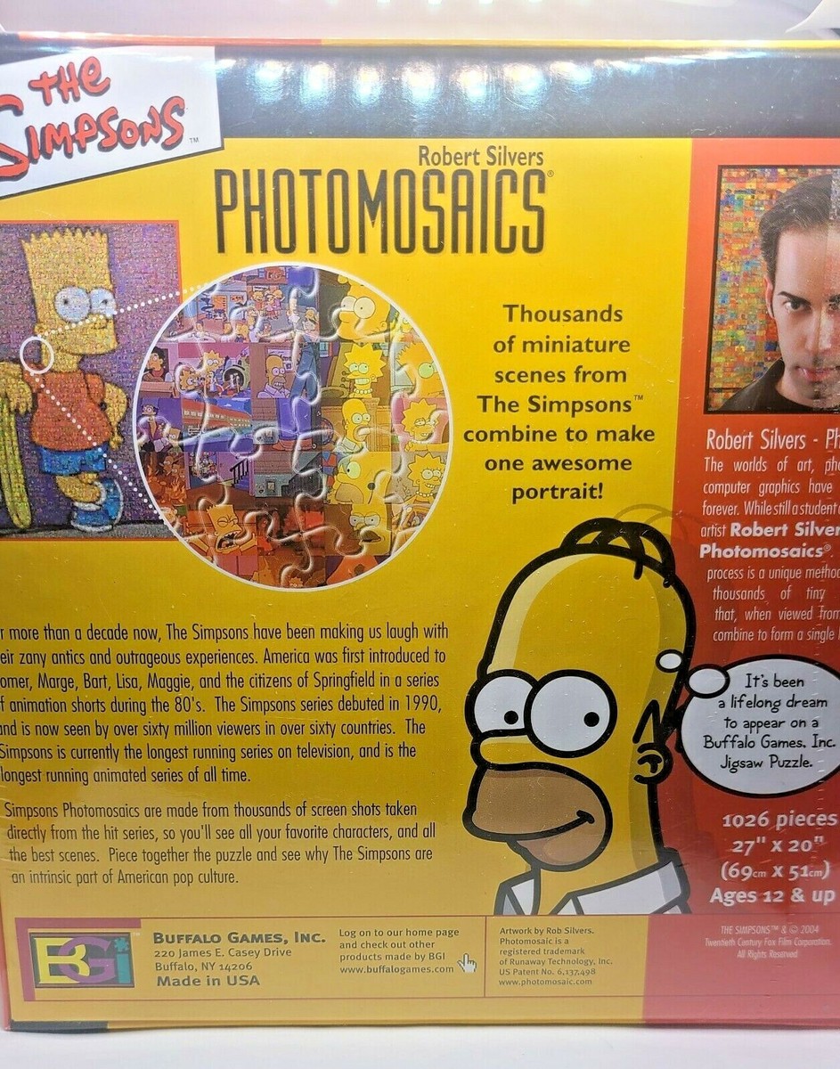 The Simpsons Homer Simpson Photomosaics 1000 piece 27