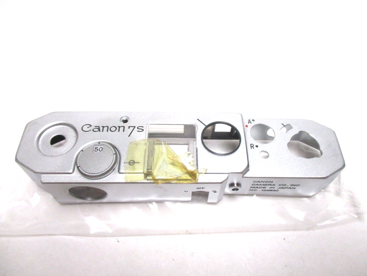 Canon model 7s 35mm rangefinder silver replacement top I